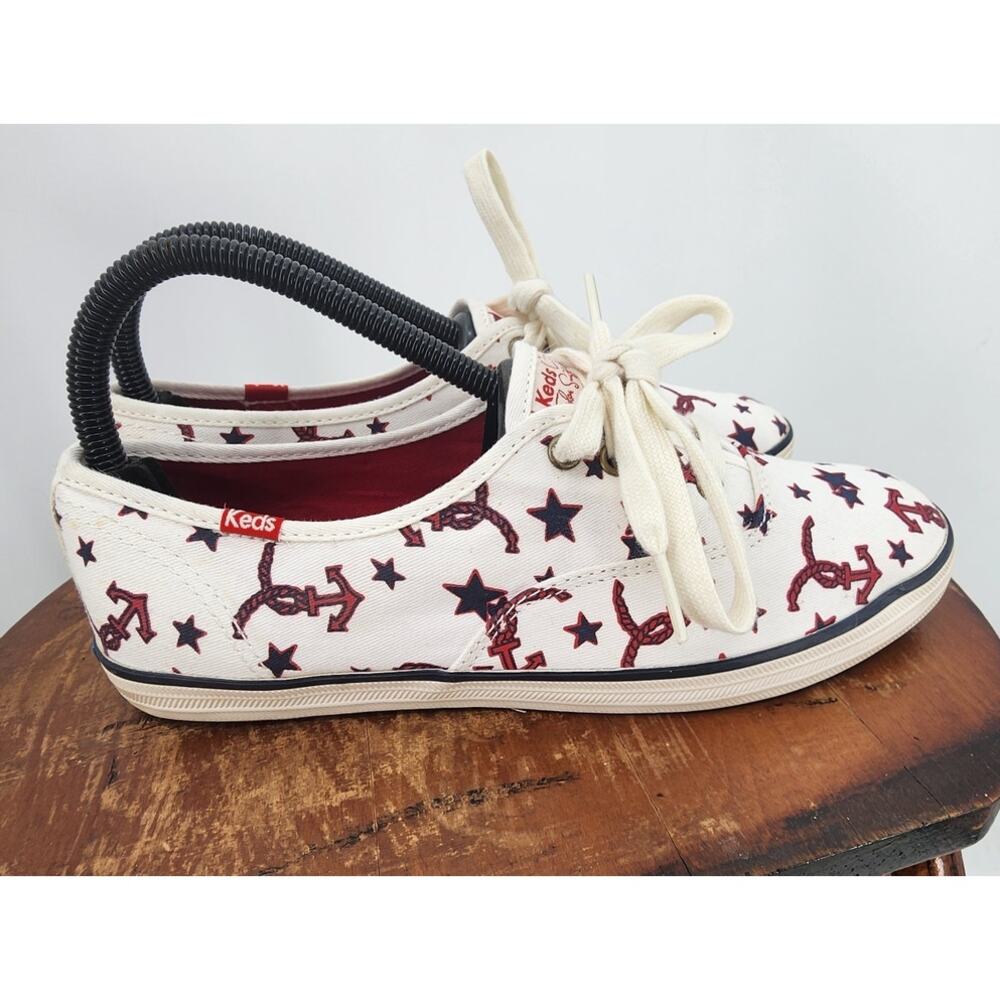 Keds X‎ Taylor Swift Nautical Sneakers Size 7.5 Swiftie Concert Casual